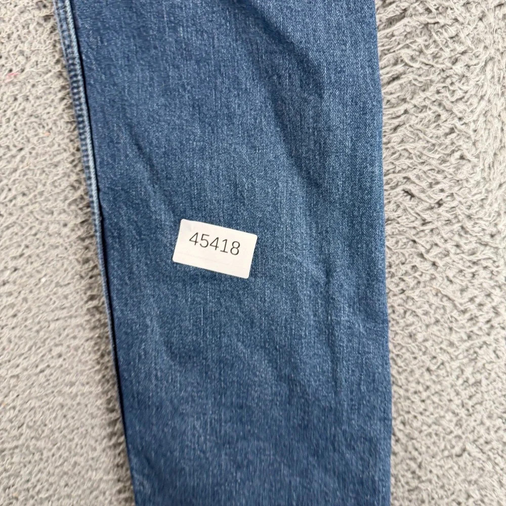 Levi's 505 Jeans Mens‎ 33x30 Blue Cotton Denim Straight Faded Stretch Workwear